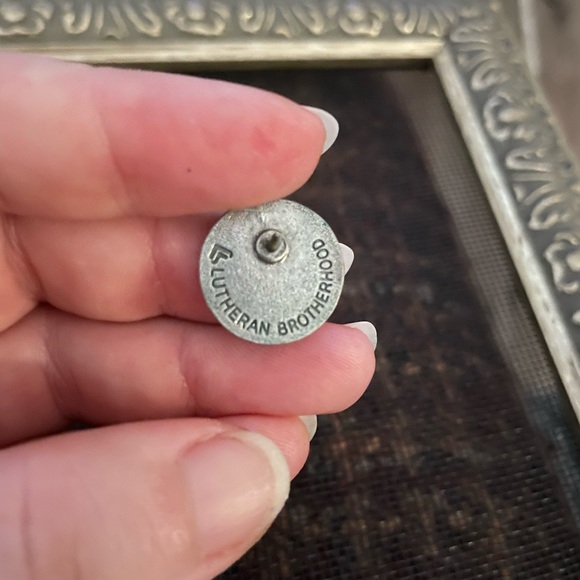 Pewter Baptism Pin - Picture 2 of 2